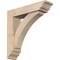 Ekena Millwork Thorton Traditional Smooth Bracket w/ Offset Brace, Douglas Fir, 5 1/2"W x 22"D x 22"H BKT0604X22X22THR01SDF - alternate 1